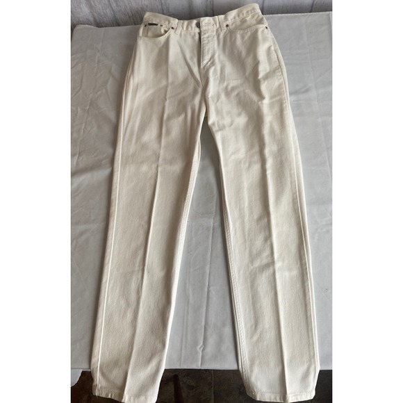 Calvin Klein Denim - Calvin Klein Women's Jeans Skinny High Rise Winter White Size 14